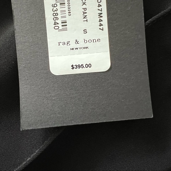Rag & Bone Rylie Pull-On Track Pants w/Elasticized Waist in Black, Size S, NEW - Picture 8 of 8